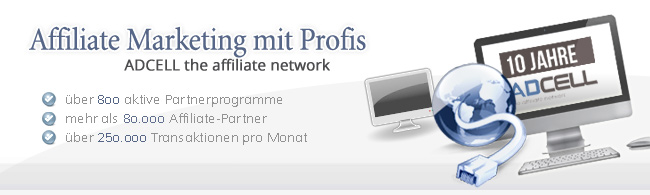 Affiliate Marketing mit ADCELL